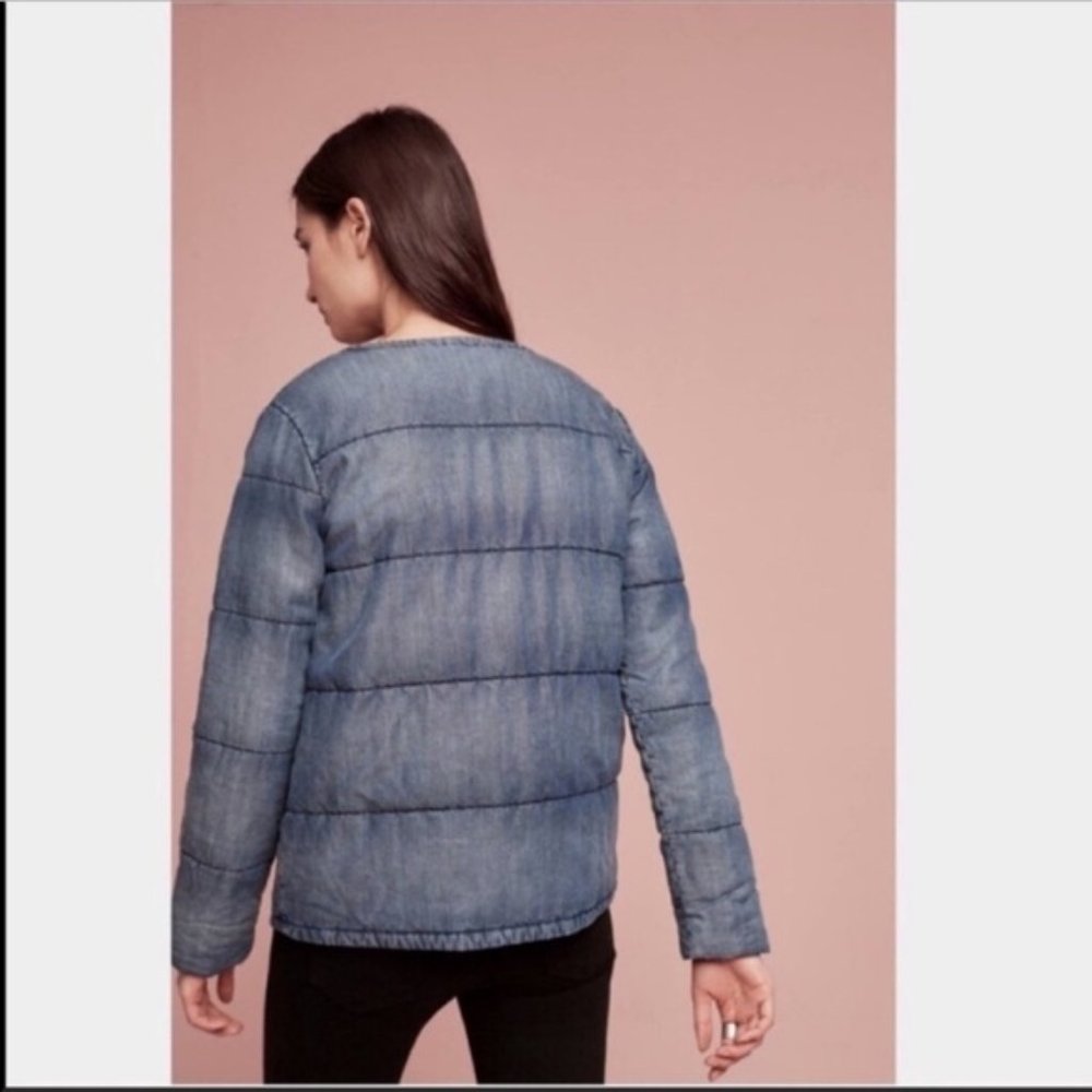 Cloth & Stone Chambray Jacket - Picture 7 of 8